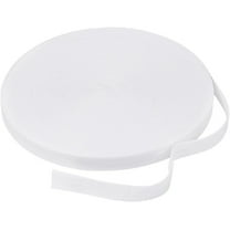 50 Yards White Cotton Twill Tape 5/8 Inch Wide Cotton Ribbon Bias Binding Tape Herringbone Webbing Trim for Sewing Gift Wrapping DIY Craft Making 1 Skein