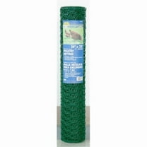 Mat 24in. x 25ft. 1in. Mesh PVC Coated Green Poultry Netting