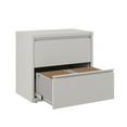 thumbnail image 6 of Hirsh 30 inch Wide 2 Drawer Metal Lateral File Cabinet for Home and Office, Holds Letter, Legal and A4 Hanging Folders, Gray, 6 of 7