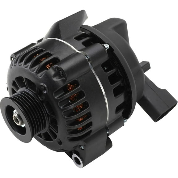 GM CS130D Style High Output 180 Amp All Black Alternator