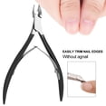 thumbnail image 3 of Stainless Steel Nail Dead Skin Scissors Calluses Hangnail Remover Nail Trimmer Clipper Manicure Tool, Easy Grip, Rust, 3 of 8