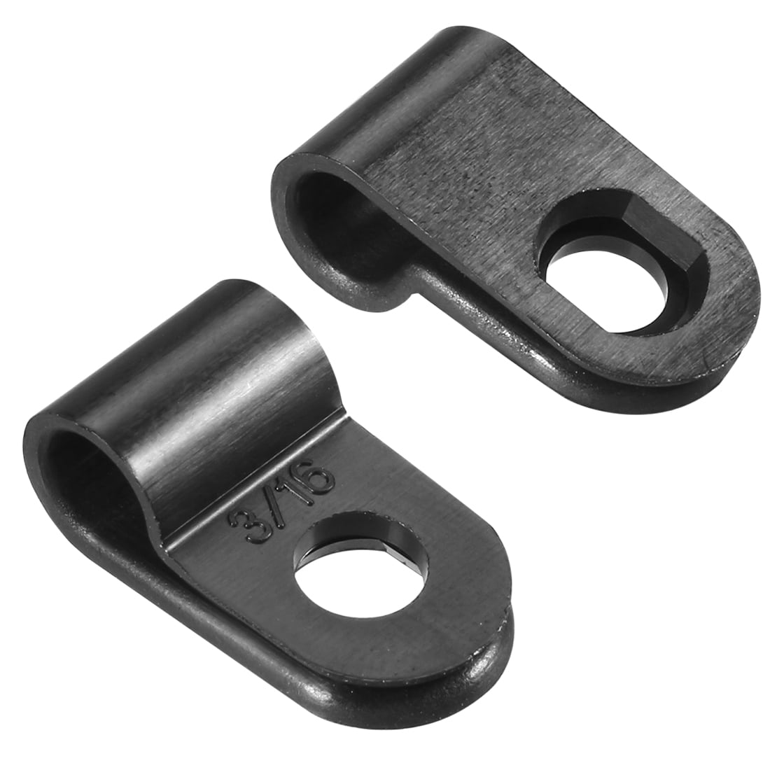 200Pcs Nylon Rtype Cable Clamp Organizer Cord Clips for Wire