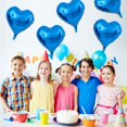 thumbnail image 4 of Globos de corazón de 18 pulgadas para decoración de fiestas de cumpleaños, bodas, San Valentín, celebraciones de compromiso, decoración de espectáculos festivos, paquete de 10, 4 of 4