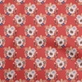 thumbnail image 1 of oneOone Rayon Red Fabric Asian Retro Floral Fabric For Sewing Printed Craft Fabric By The Yard 56 Inch Wide, 1 of 4