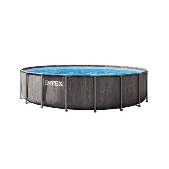 Intex 18FT X 48IN GREYWOOD Prism Frame Premium Pool Set