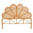 thumbnail image 3 of bali & pari Flower Boho Standalone headboard, King, Light honey, 3 of 6