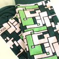 thumbnail image 2 of Chaussettes de Bureau à Motifs Tetris Vert de Sock Panda, 2 of 5