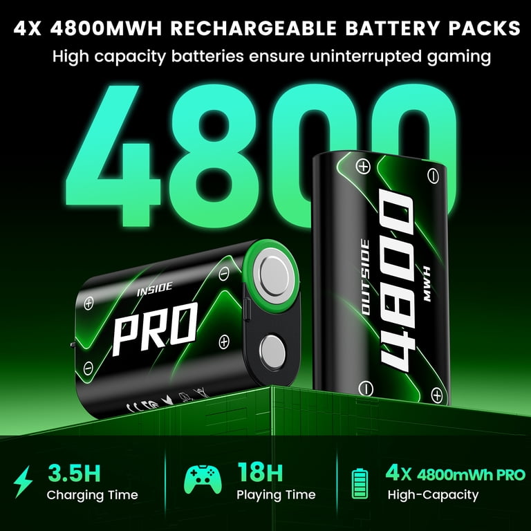 Esywen Xbox Controller Battery Pack 4800mWh photo 2