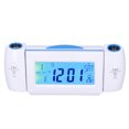 thumbnail image 3 of Led Clock Projection Clock Projection Alarm Clock Glareless LED Night Light Voice Control Induction Temperature Display LED ClockWhite Blue ANGGREK Otros, 3 of 8