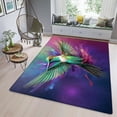 thumbnail image 2 of Flowers Hummingbird Door Mat Rugs Indoor Outdoor Non Slip Entrance Front Door Doormat for Bathroom/Kithchen/Bedroom/Living Room Rectangle Area Rug , Modern Home Style, 2 of 6