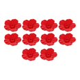 thumbnail image 3 of 10 piezas de comederos para colibríes, flores de repuesto, bonitos puertos para comederos de pájaros (rojo), 3 of 3