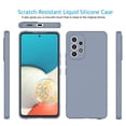 thumbnail image 5 of Cell Phone Cases For 6.5" Galaxy A53 5G, Njjex Liquid Silicone Gel Rubber Shockproof Case Ultra Thin Fit Samsung A53 Case Slim Matte Surface Cover For Samsung Galaxy A53 5G -Gray, 5 of 6