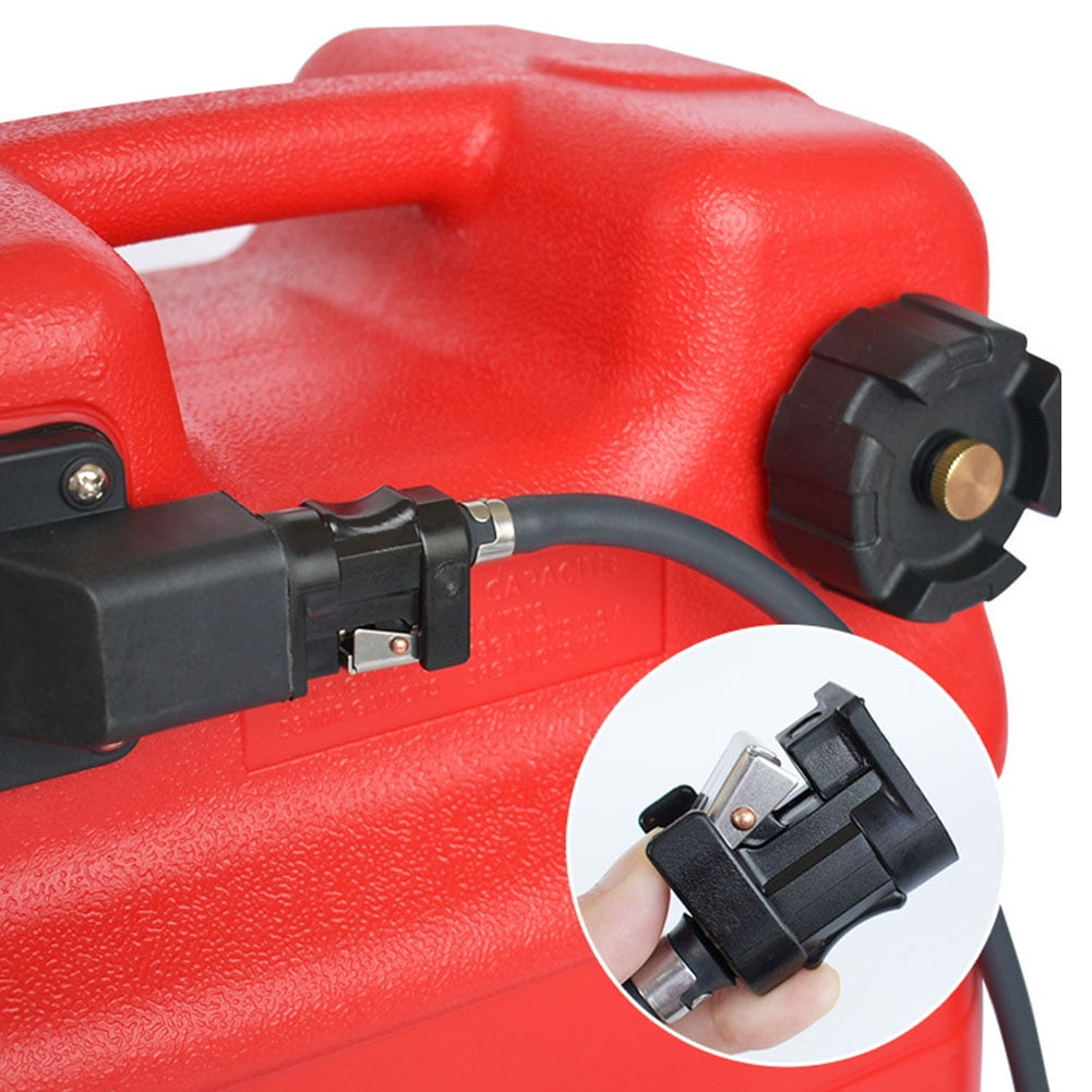 Mgaxyff Universal Portable Boat Fuel Tank Line Hose Tanks Connectors