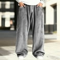 thumbnail image 3 of RUTAYY Men's Corduroy Pants Casual Comfort Straight Leg Solid Color Everyday Wear Durable Bottoms Business Classic Stylish Trousers, 3 of 9