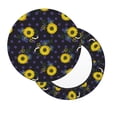 thumbnail image 7 of Uemuo Sunflowers Pattern Round Bar Stool Seat Covers Washable Stool Cushion Slipcover Elastic Bar Chair Covers-, 7 of 7