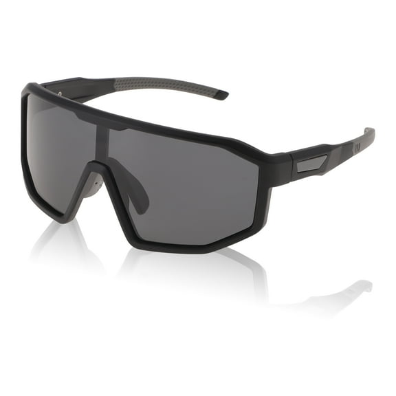 Unique Bargains 1 Pc Motorcycle Riding Goggles Not Foldable Anti-Glare Tri-Acetyl Cellulos PC UV400 Black Lens Black Frame