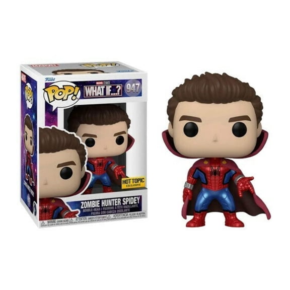 Collectible Funko POP! Marvel: What If...? - Zombie Hunter Spidey (Hot Topic) #947