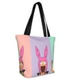 thumbnail image 2 of Bob's Burgers Belcher Louise Women's Tote Bag Large Capacity Shoulder Handbag For Travel Beach Shopping Business Work School, 2 of 8