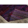 thumbnail image 6 of Shaggy Rugs 3x5 ft Area Rug Soft Shag Multi Color Purple Handwoven Carpet (36''x 60'') Bedroom Kidsroom Living Room Indoor Rug by MystiqueDecors, 6 of 8