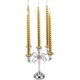 thumbnail image 2 of Candelabro de metal, candelabro de 5 brazos, candelabro vintage, candelabro clásico para mesa, 2 of 4