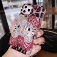 thumbnail image 1 of Funda protectora para iPhone 14, 13 Pro Max, Xs, 8 plus, con diamantes de imitación, 7 dibujos animados, Hello Kitty 11, 6, 12 Fivean unisex, 1 of 2