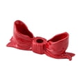 thumbnail image 1 of Candelador de velas candelabro Bowknot decoración estética adornada romántica soporte de velas para casa de escritorio de escritorio centro de mesa Rojo, 1 of 8
