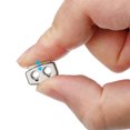 thumbnail image 4 of Unique Bargains 20Pack Alloy Spring Cord Lock Ends Toggle for Shoelaces Silver Tone 15x13.5mm, 4 of 5