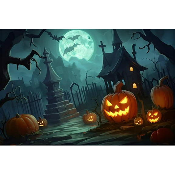 Puzzles For Adults 500 Pieces Halloween Terror Anime Funny Jigsaw Puzzle With Castle Haunted Pumpkin Head Wall Art Gift