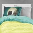 thumbnail image 2 of Halloween Scary Chow Chow Black Fabric Standard Pillowcase, 2 of 2