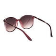 thumbnail image 4 of Womens 90s Round Butterfly Plastic Gradient Lens Sunglasses Burgundy, 4 of 4