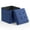 Navy Blue, variant on Magshion 15" Cube Folding Ottoman with Storage, Cotton-linen Collapsible Storage Ottoman Foot Stool, for Living Room Bedroom Entryway, Navy Blue