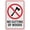 Warning Sign 2, variant on No Diving Sign 12\u201dX8\u201d Metal Signs Aluminum Sign Pre-Drilled Holes For Easy Mounting Indoor Or Outdoor Use For Fence Door Or Gate