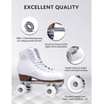 thumbnail image 3 of Patines de cuatro ruedas PAPAISON Deluxe de microfibra y cuero, 3 of 9