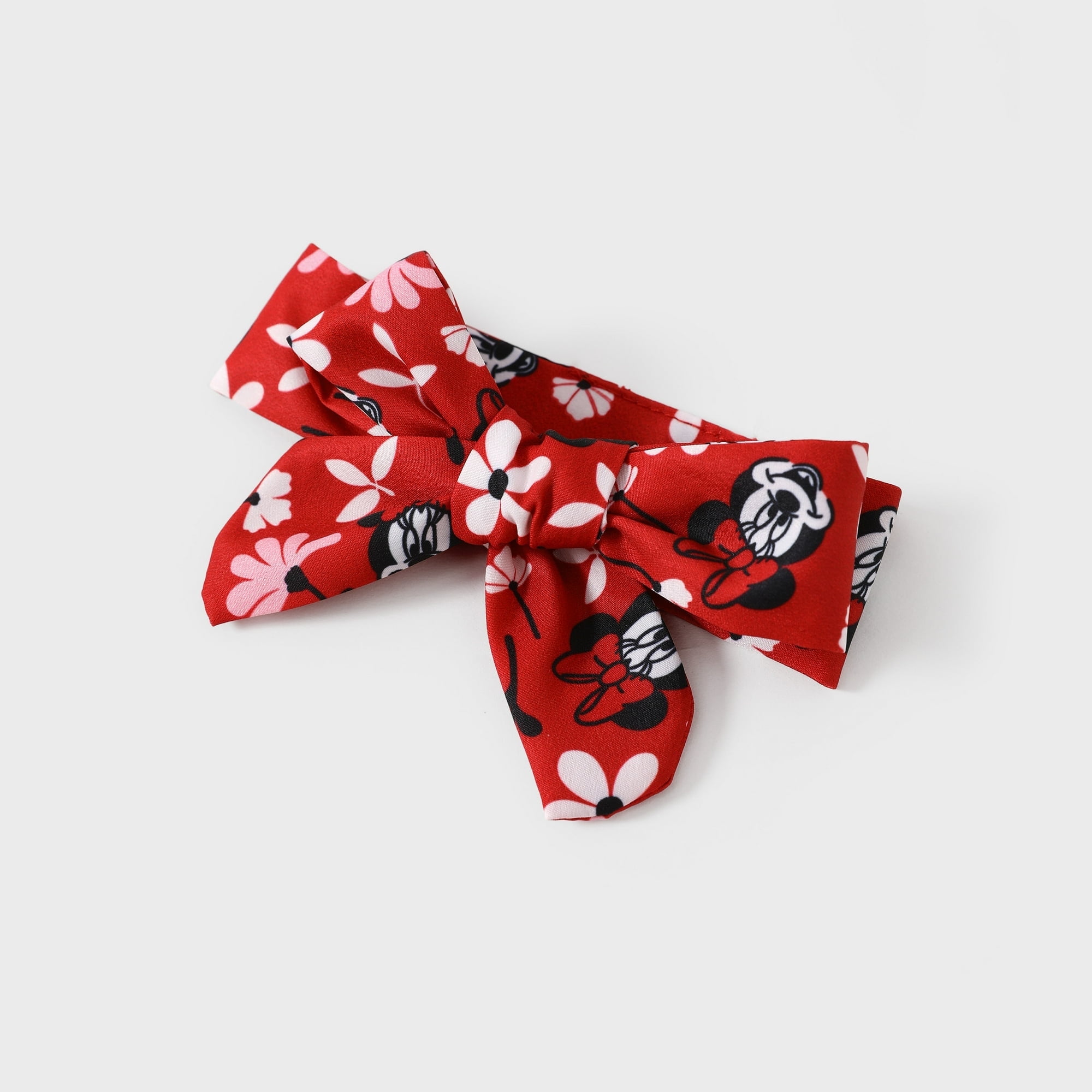 Disney Baby Clothes 3pcs Minnie Graphic Romper Bodysuit Floral Pants Outfit Set with Headband Gifts Newborn Infant