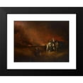 thumbnail image 2 of Alvan Fisher 24x18 Black Modern Framed Museum Art Print Titled - The Prairie on Fire (1827), 2 of 5