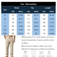 thumbnail image 2 of Men's Linen Pants Lightweight Drawstring Elastic Waist Straight Legs Loose Fit Summer Beach Yoga Pants with Pockets 2XL, 2 of 5