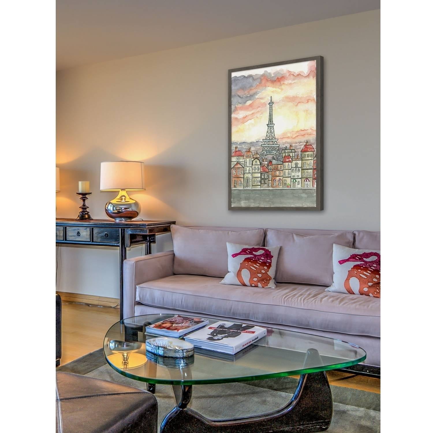 "Good Morning Paris" Framed Painting Print