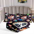 thumbnail image 4 of Cartoon Dog Bedding Set - Queen Comforter Set for Boys - Cute Astronaut Printed Kids Comforter Set - Colorful Outer Space Dog Queen Size Quilt Set with 2 Pillowcases, 4 of 12