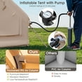 thumbnail image 6 of Costway 2 Person Inflatable Camping Tent with Carrying Bag, 6 of 11