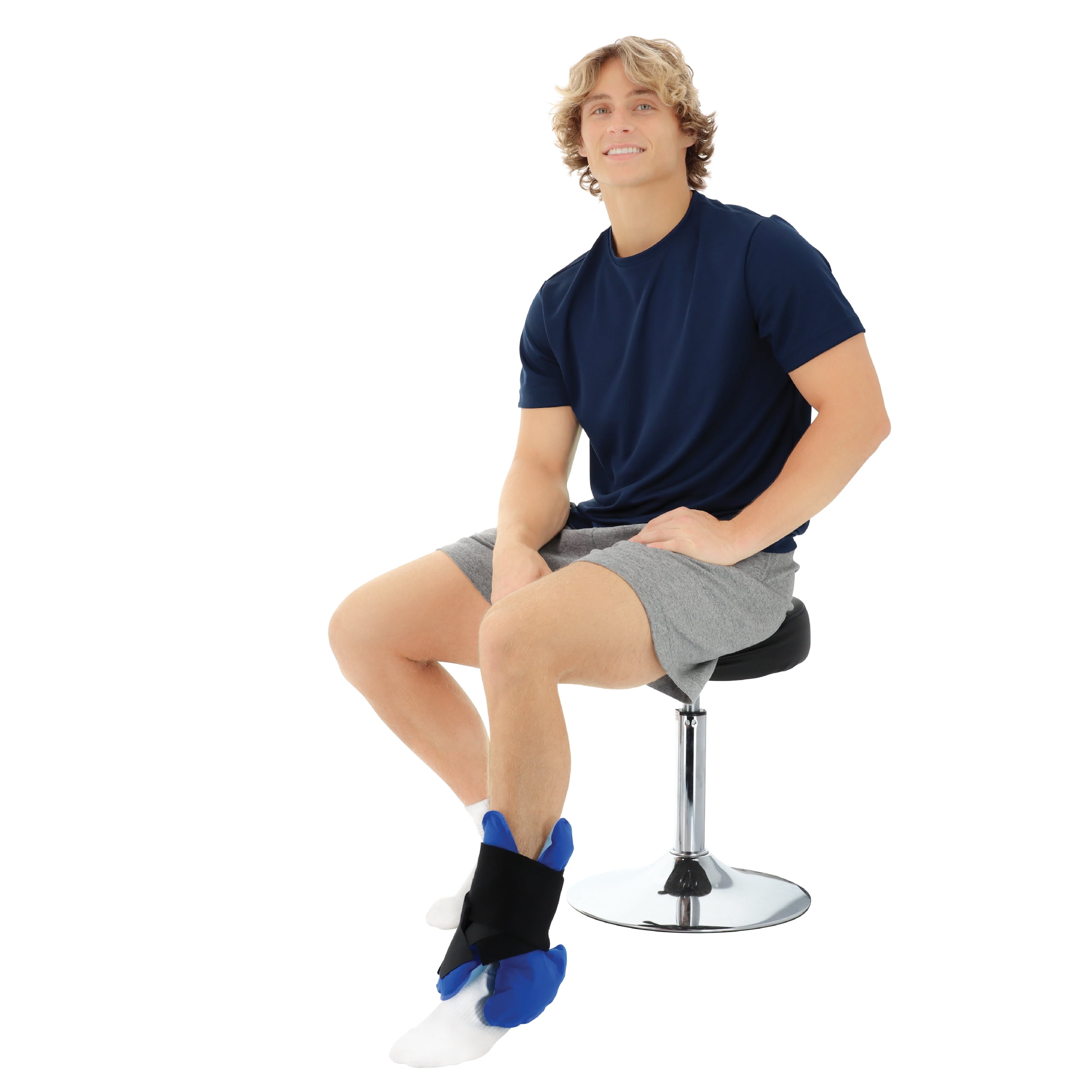 Core Products Clover Pack Frost Free Cold Therapy, Flexible for Knee, Shoulder, Elbow & Ankle With Compression Strap - Made in the USA