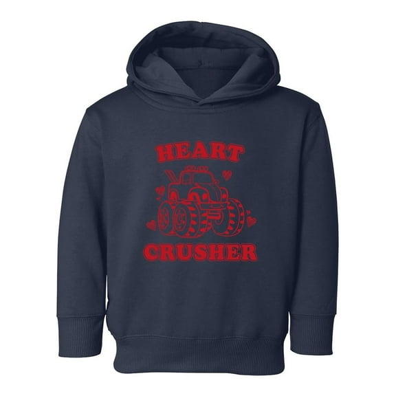 Heart Crusher Hoodie Toddler -Smartprints Designs, 4 Toddler