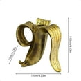 thumbnail image 3 of ¡Compra y Aprovecha las Mejores Ofertas!, Candelabro de plátano, candelabro de cáscara de plátano dorado, adorno de resina, decoración de escritorio para el hogar Akmoler, 3 of 3