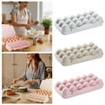 thumbnail image 6 of TAROFISH Reusable Egg Carton with Lid 18-Cell Stackable Refrigerator Egg Storage Container Plastic Egg Tray for Kitchen Restaurant Camping 11.81 Inch,Grey, 6 of 6