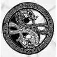 thumbnail image 2 of Dragon Yin Yang Style Symbol Balance Long Sleeve TShirt Men Women Brisco Brands L, 2 of 6