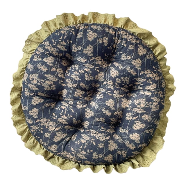 Cojín de suelo para adultos con estampado floral, y , para silla, para sala de estar, tatami, hogar y jardín.