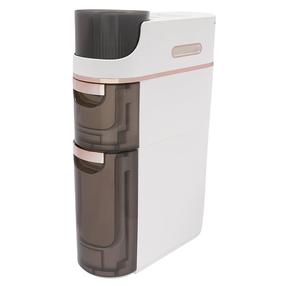 2-Tiers Narrow Bathroom Storage Cabinet, Home Small Bathroom Floor Storage Cabinet, Waterproof Plastic Bathroom Storage Organizer for Small Spaces