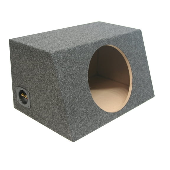 subwoofer box Single 15" Sealed Hatchback Sub Box Loudspeaker Cabinet, Charcoal Carpet