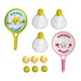 thumbnail image 1 of 2x Raqueta de bádminton para niños Raqueta de bádminton con volantes Portátil Contiene 9 bolas, 1 of 9