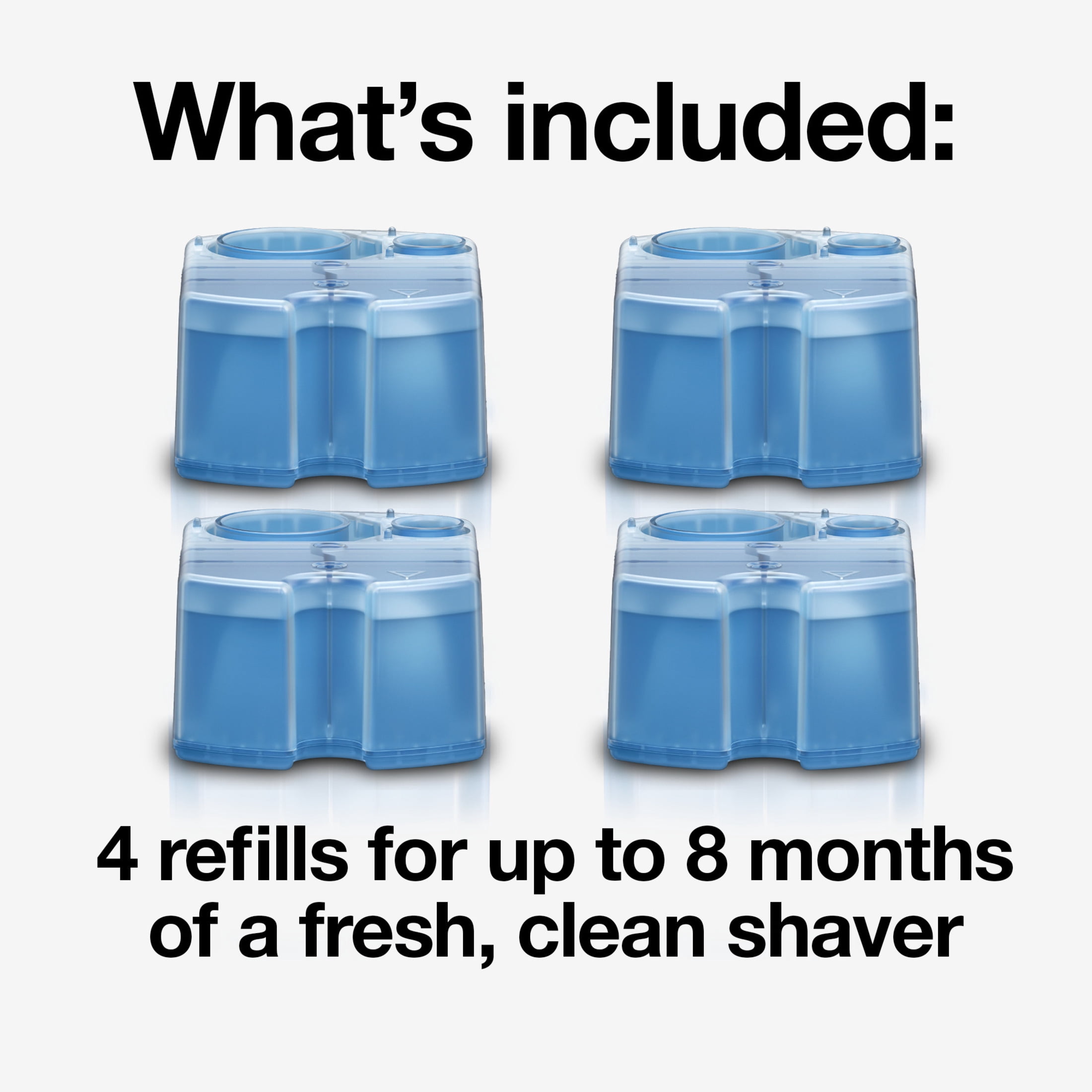 Braun Clean & Renew Refill Cartridges CCR - 4 Pack