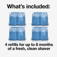 thumbnail image 2 of Braun Clean & Renew Refill Cartridges CCR - 4 Pack, 2 of 10